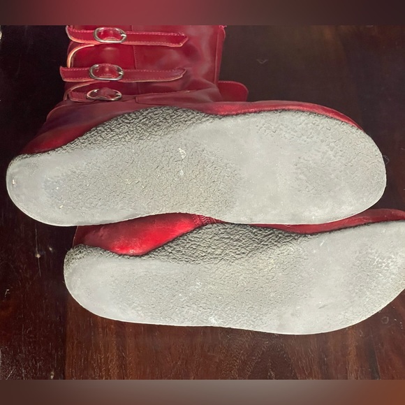 giraudon new york red buckle boots - Picture 7 of 11